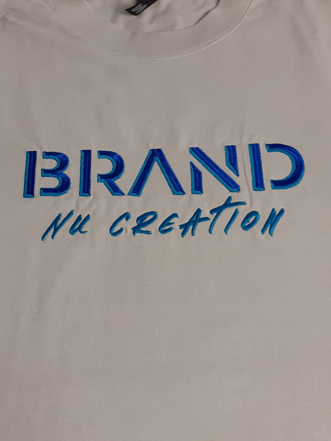 Brand Nu-creation Embroidered Oversized faded t-shirt