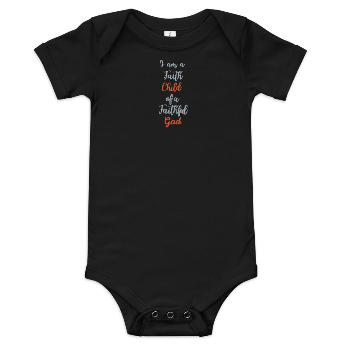 Faith child Baby short sleeve one piece