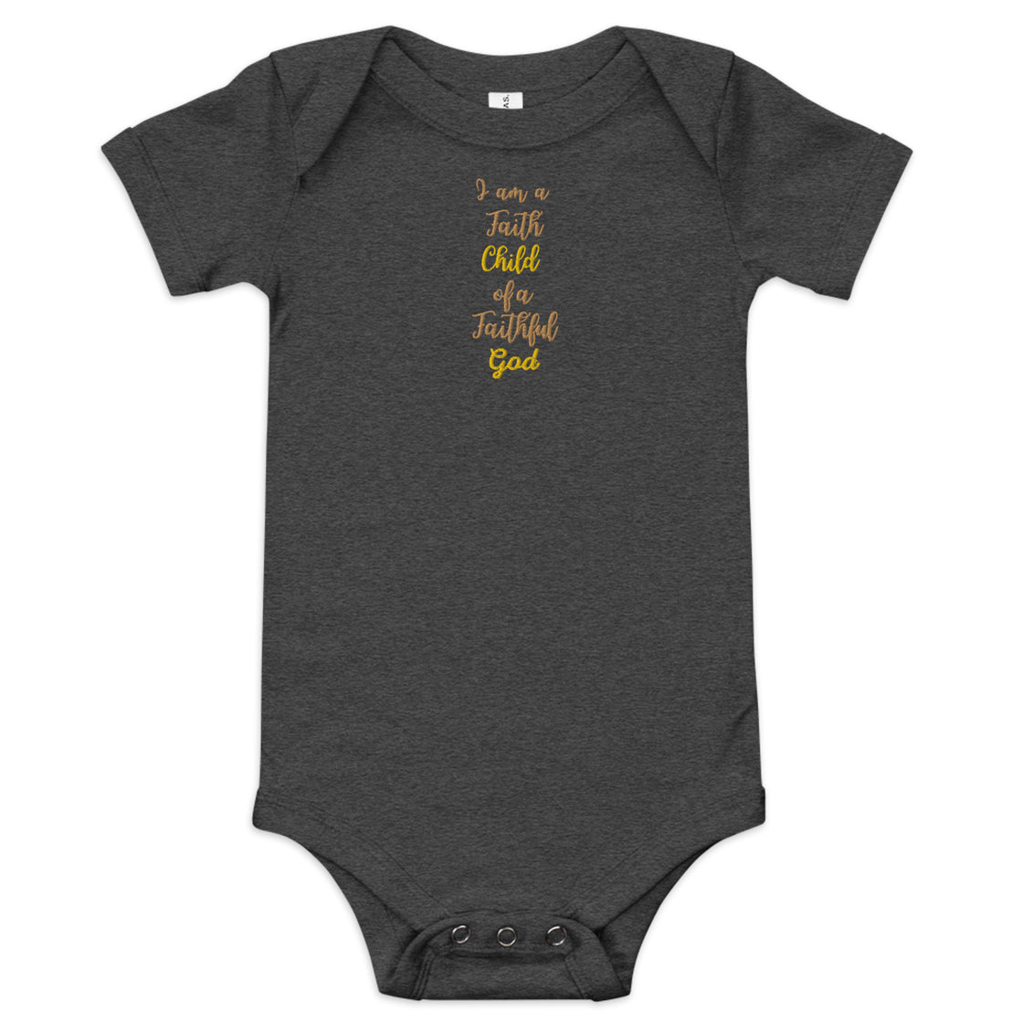 Faith child Baby short sleeve one piece