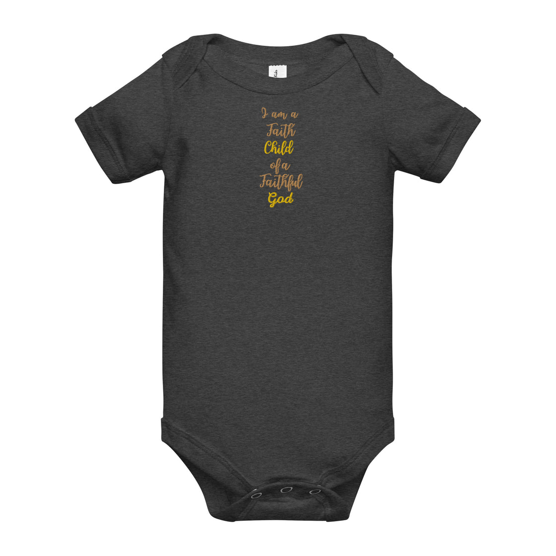 Faith child Baby short sleeve one piece