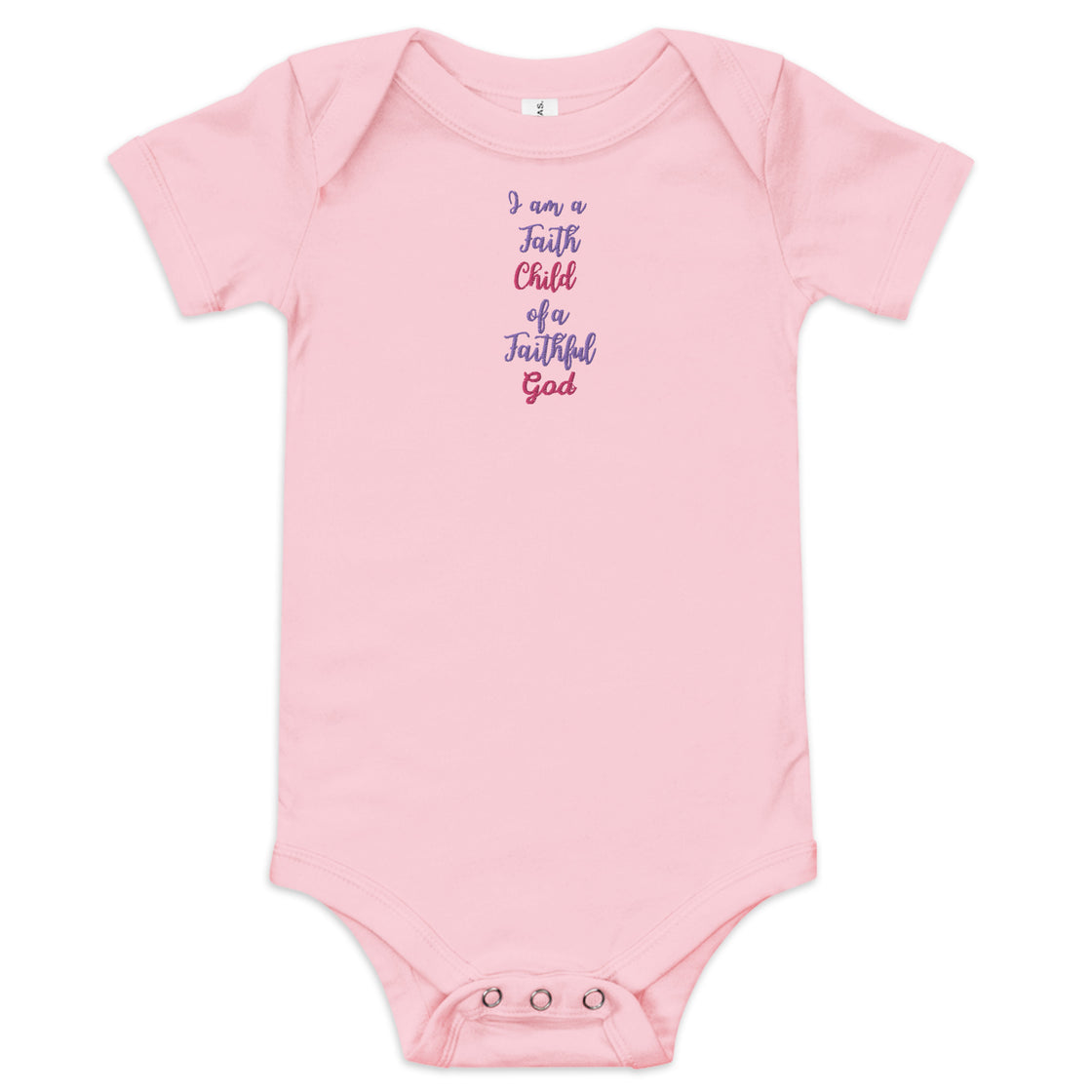 Faith child Baby short sleeve one piece