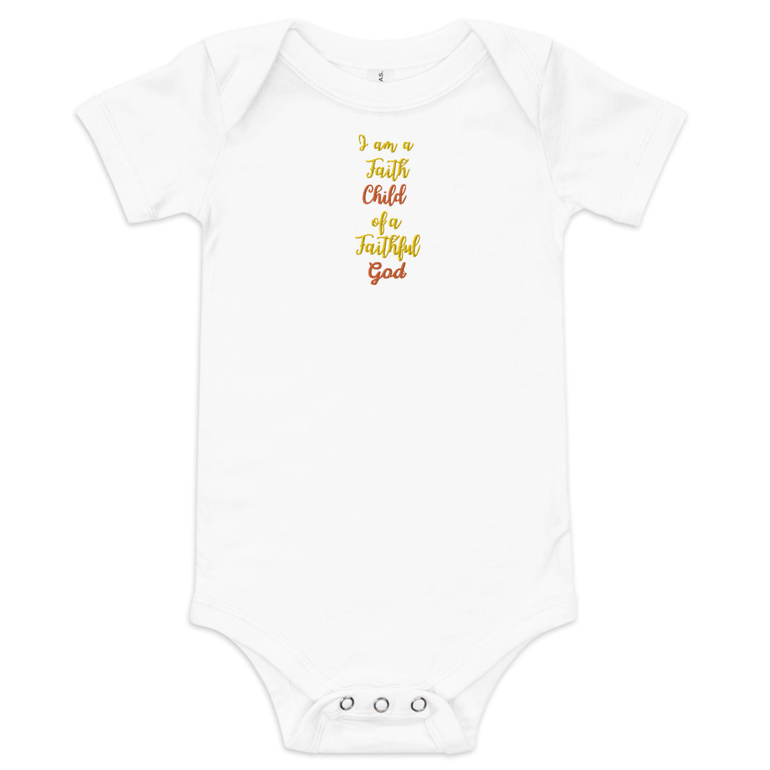 Faith child Baby short sleeve one piece