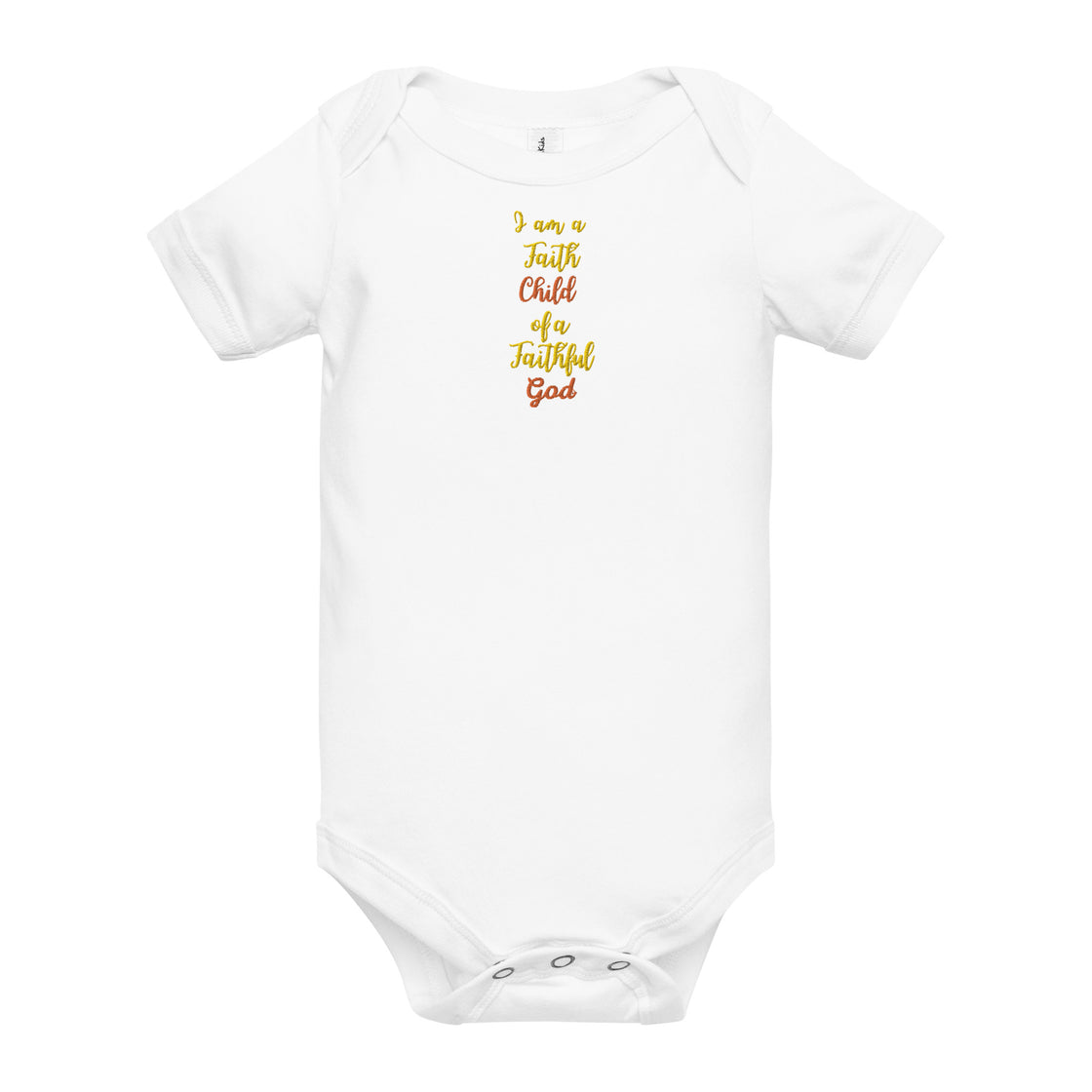 Faith child Baby short sleeve one piece