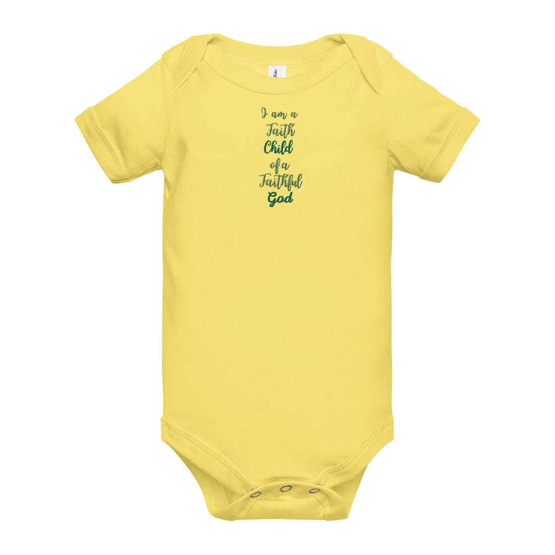 Faith child Baby short sleeve one piece