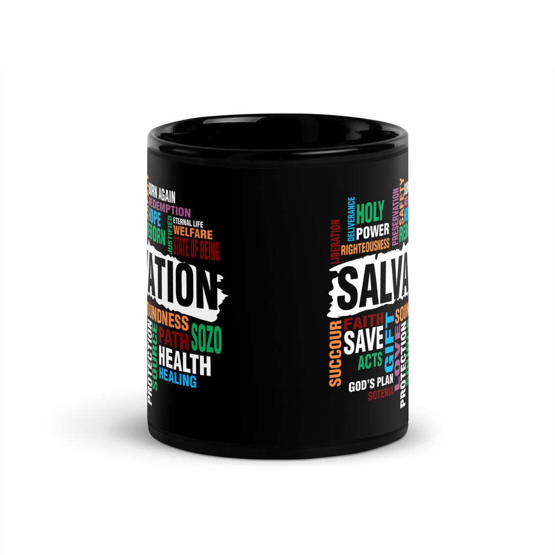 Salvation Black Glossy Mug