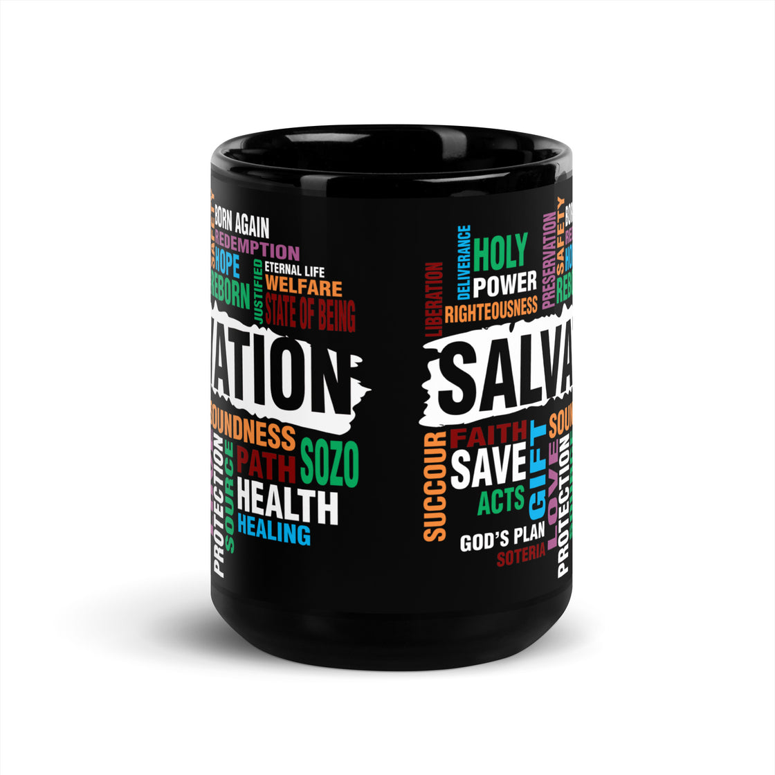 Salvation Black Glossy Mug