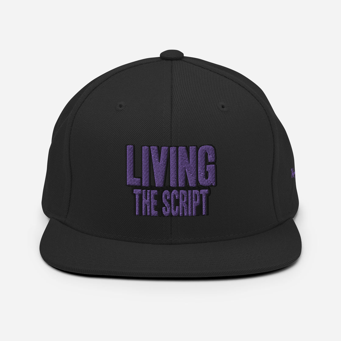 Living the Script Snapback Hat