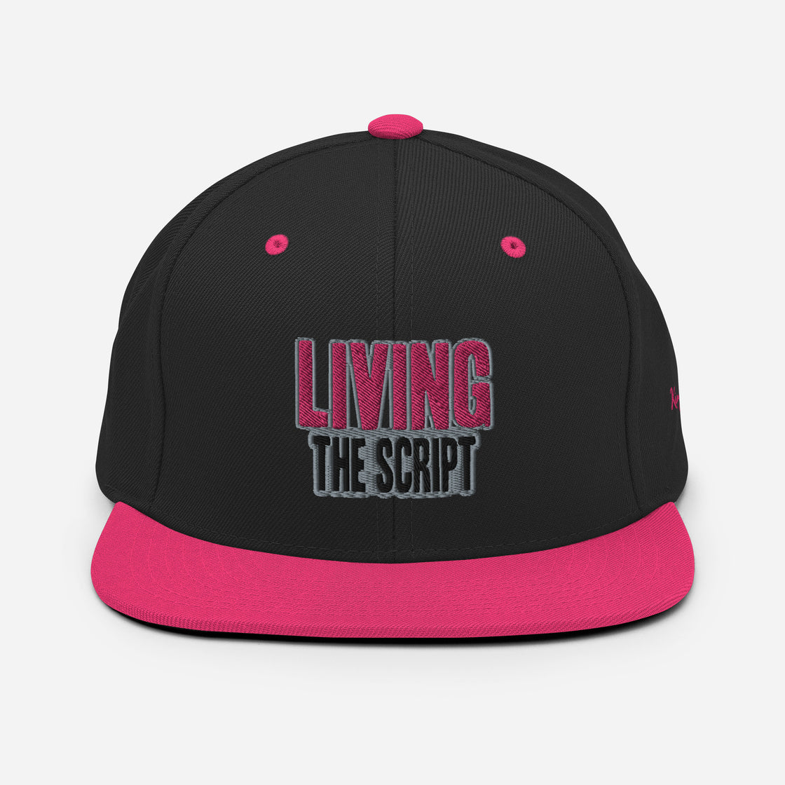 Living the Script Snapback Hat