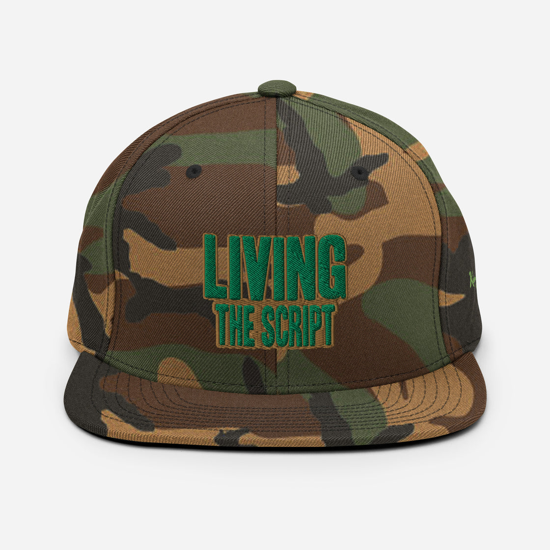 Living the Script Snapback Hat