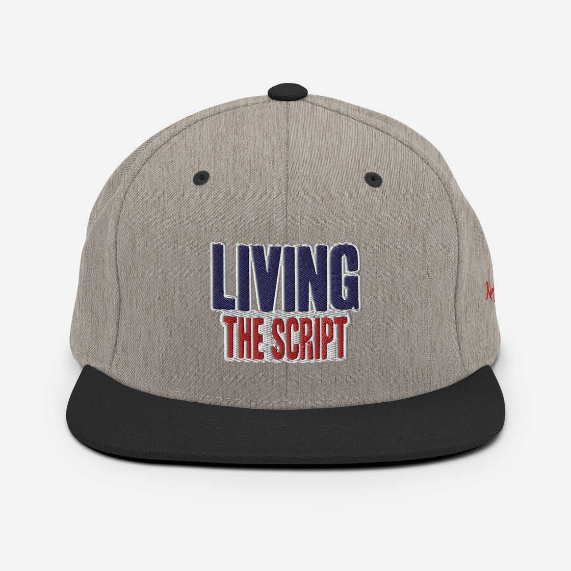 Living the Script Snapback Hat