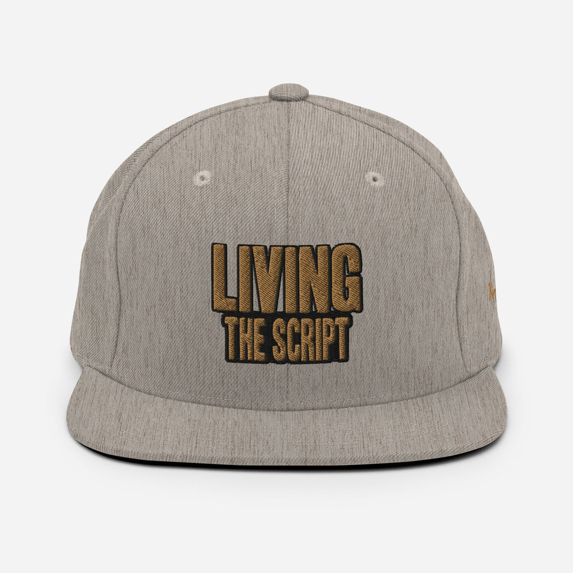 Living the Script Snapback Hat