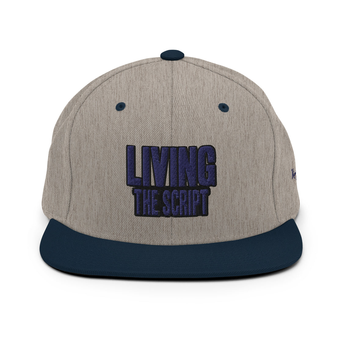 Living the Script Snapback Hat