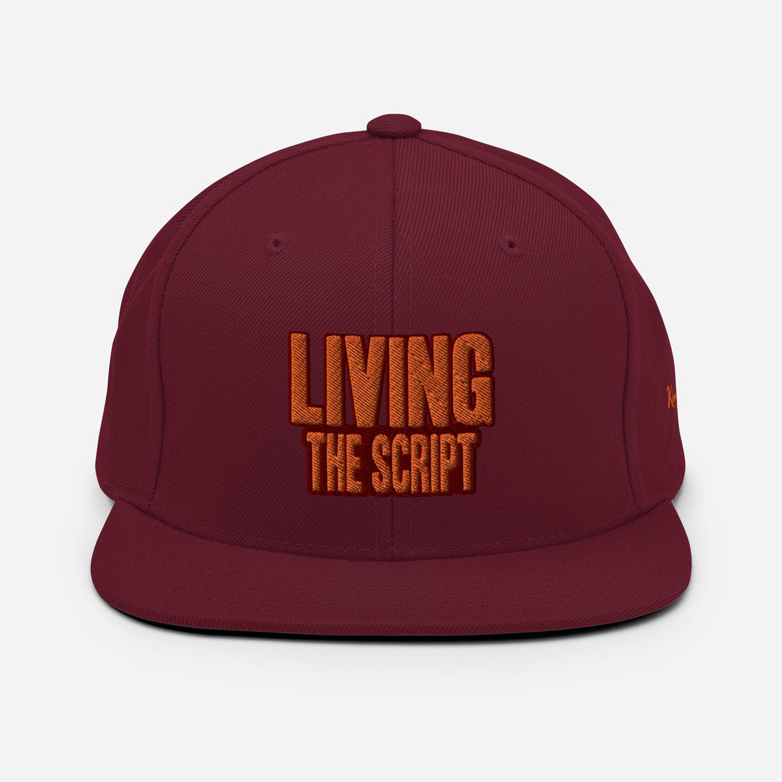 Living the Script Snapback Hat