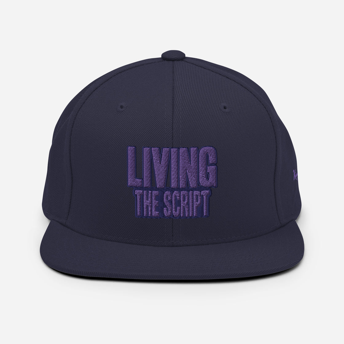 Living the Script Snapback Hat