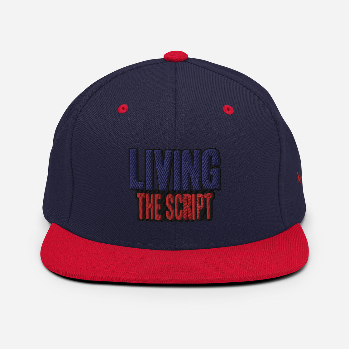 Living the Script Snapback Hat