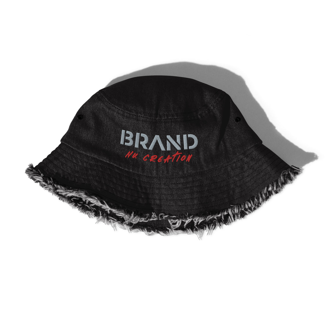 Brand Nu Creation Distressed denim bucket hat