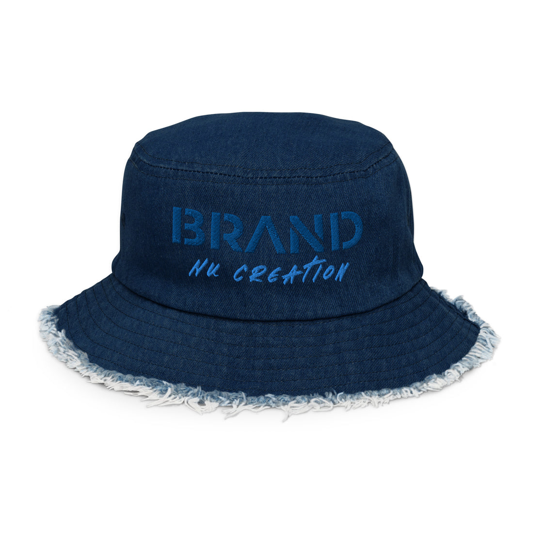 Brand Nu Creation Distressed denim bucket hat