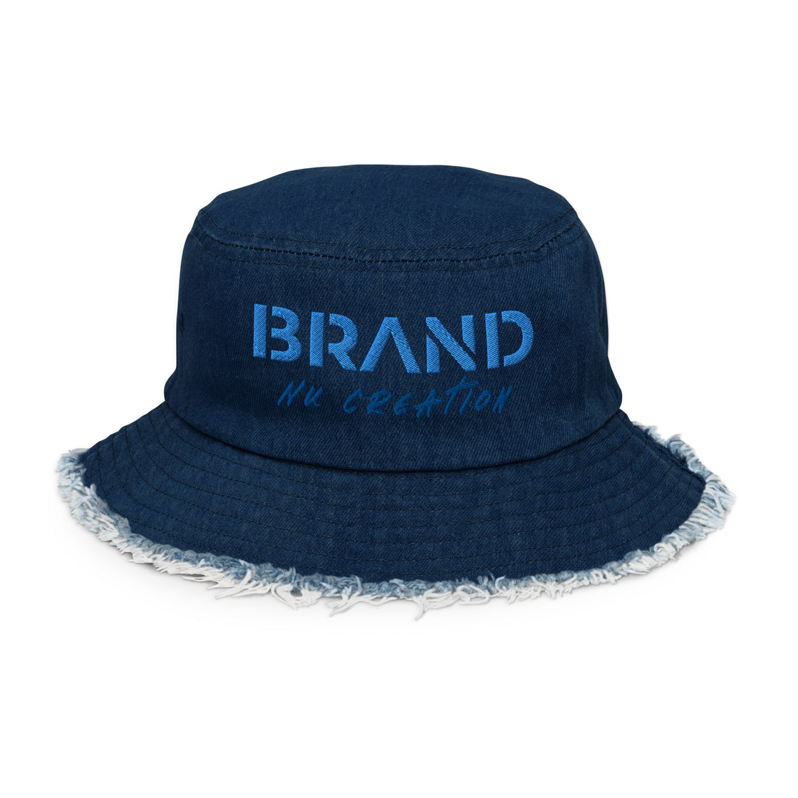 Brand Nu Distressed denim bucket hat