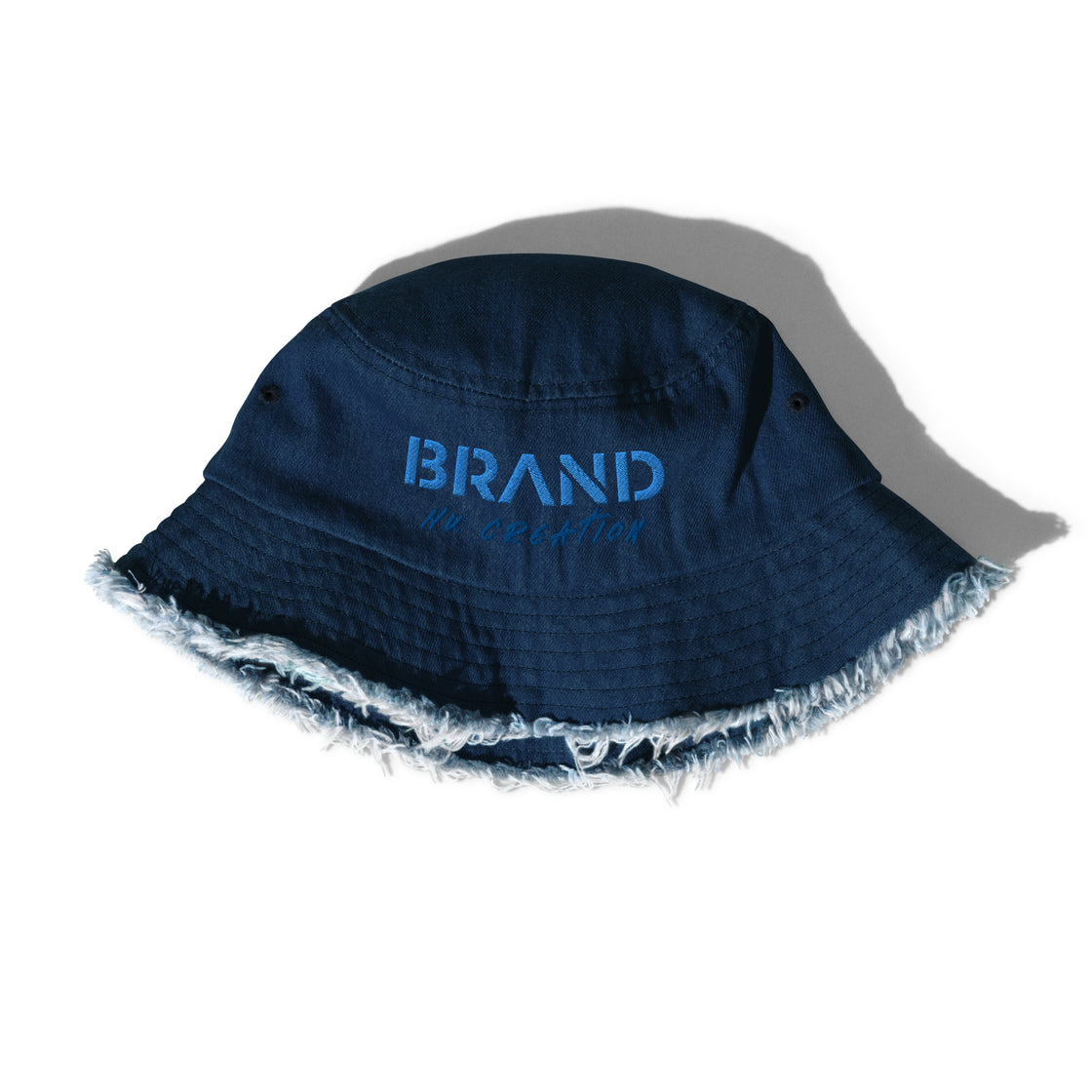 Brand Nu Distressed denim bucket hat