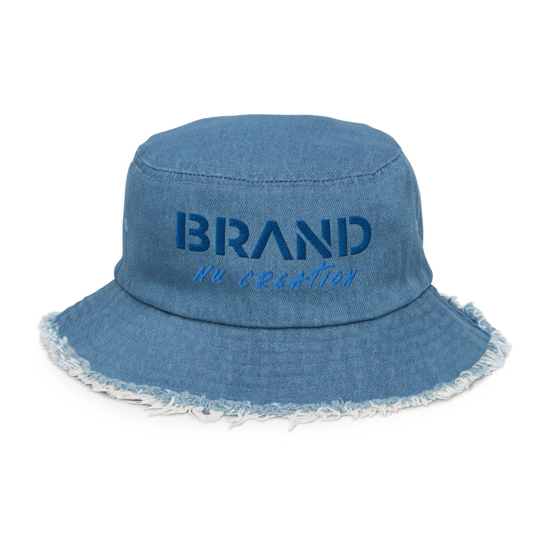 Brand Nu Creation Distressed denim bucket hat