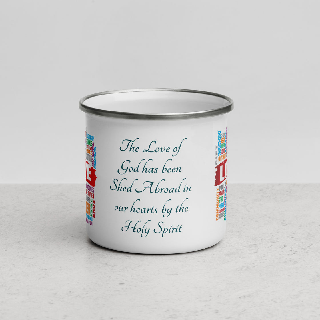 Love Enamel Mug