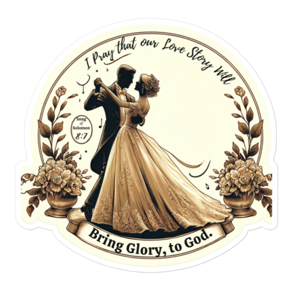 Our love story Bubble-free stickers