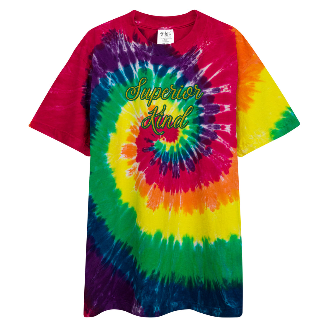 Superior Kind Oversized tie-dye t-shirt Embroidery