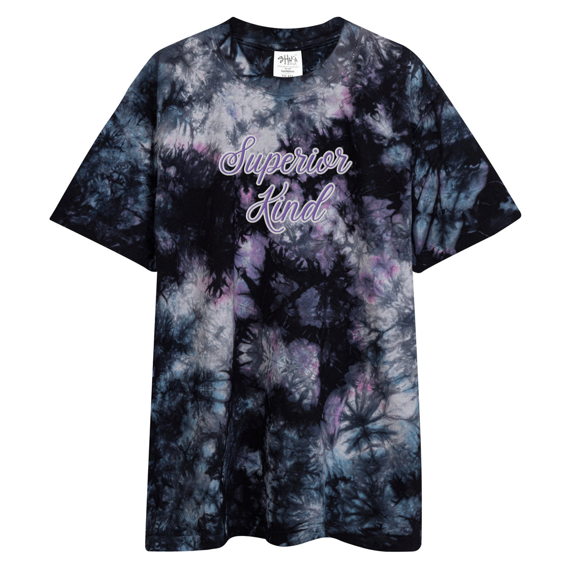 Superior Kind Oversized tie-dye t-shirt Embroidery