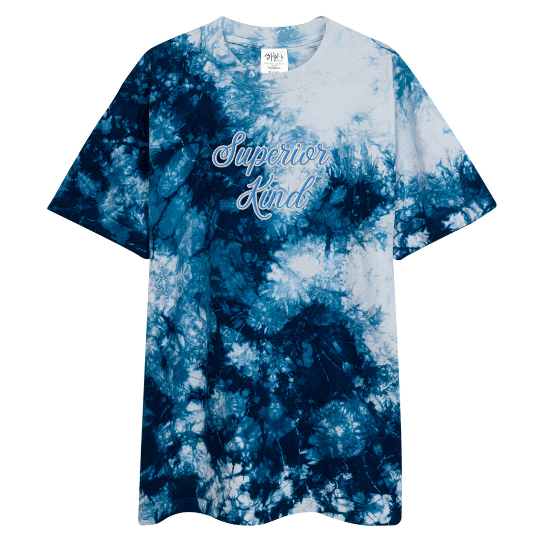 Superior Kind Oversized tie-dye t-shirt Embroidery