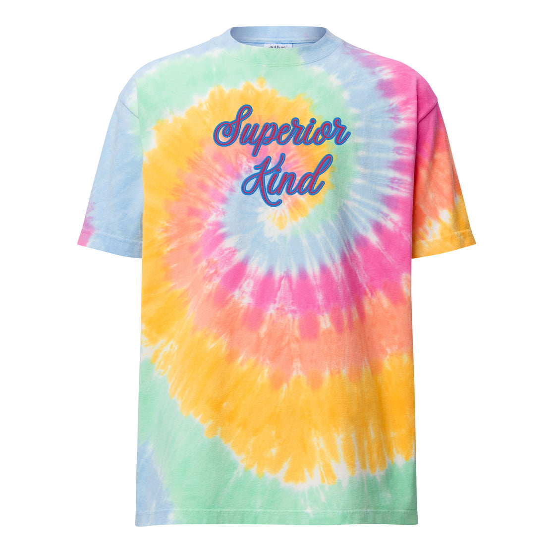 Superior Kind Oversized tie-dye t-shirt Embroidery