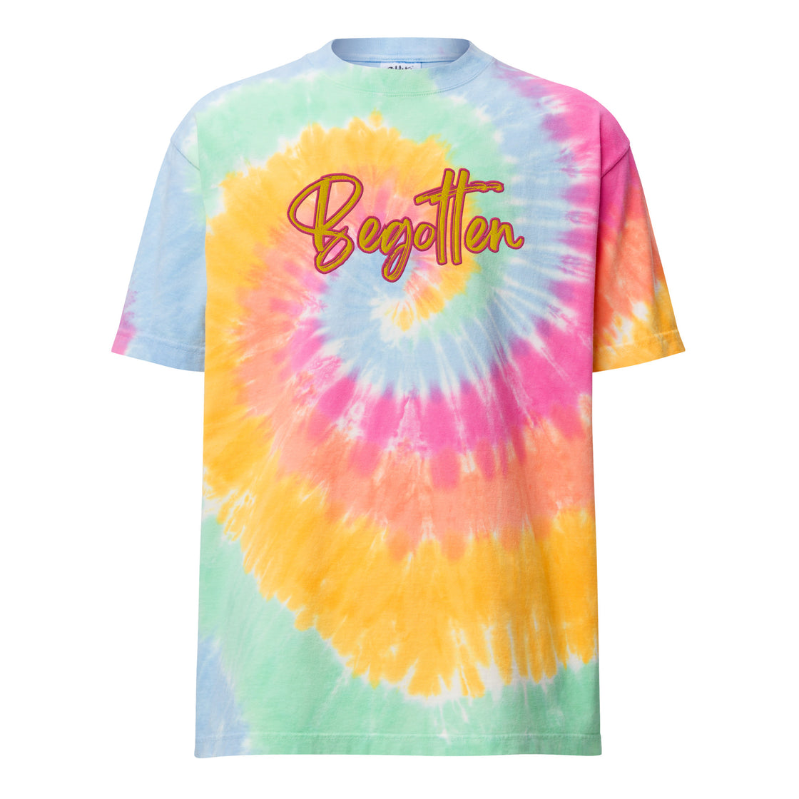 Begotten Oversized tie-dye t-shirt