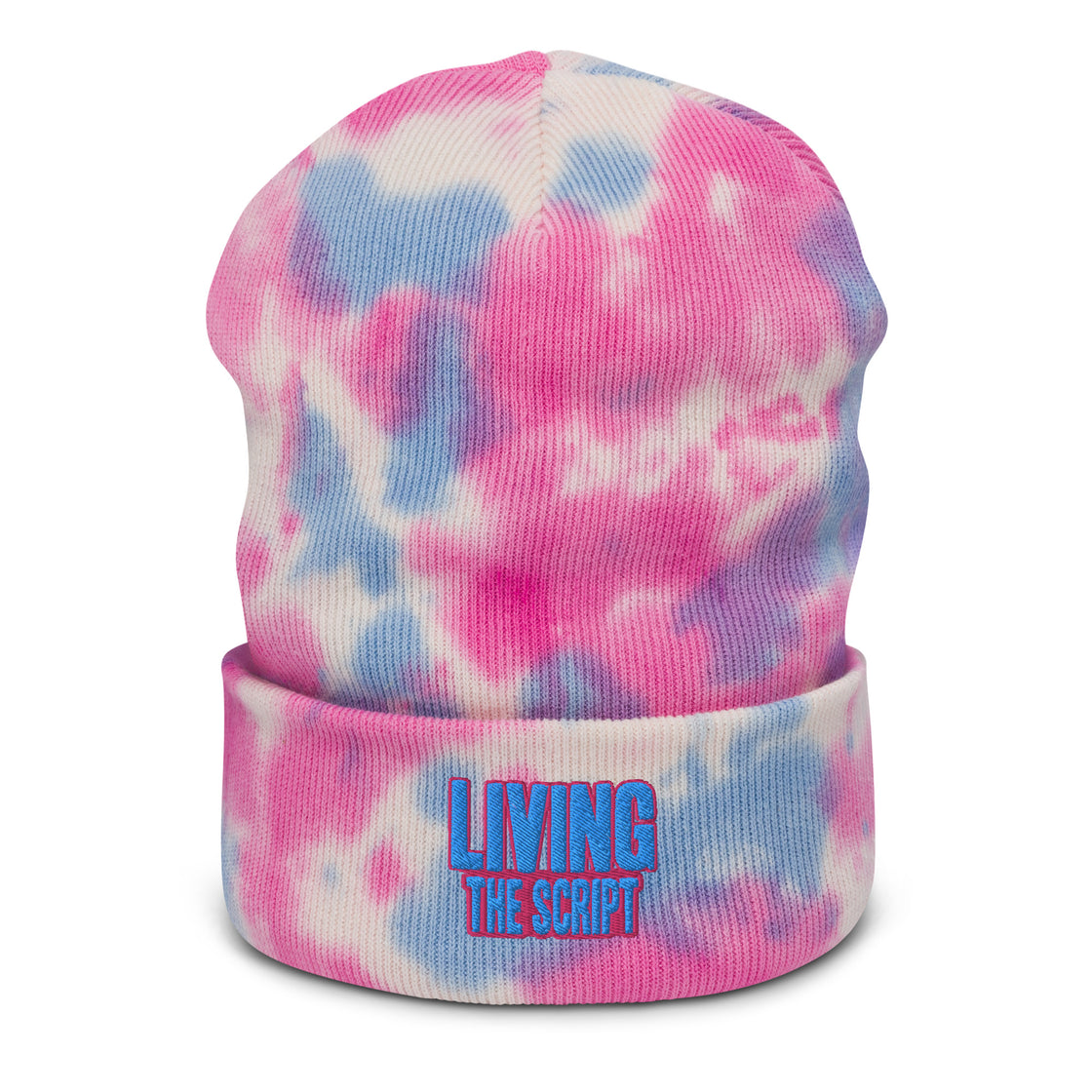 Living the Script Tie-dye beanie