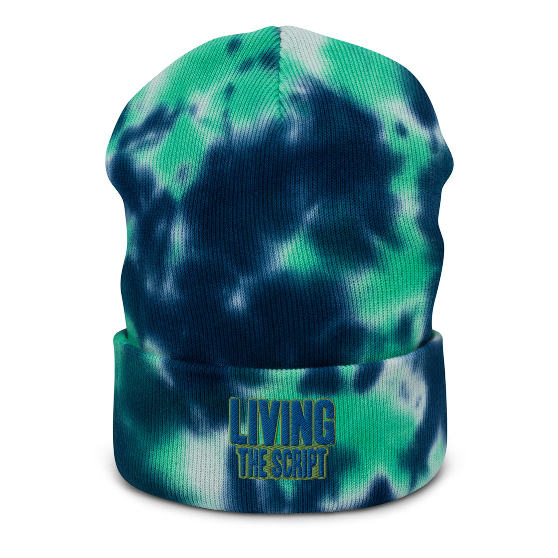 Living the Script Tie-dye beanie