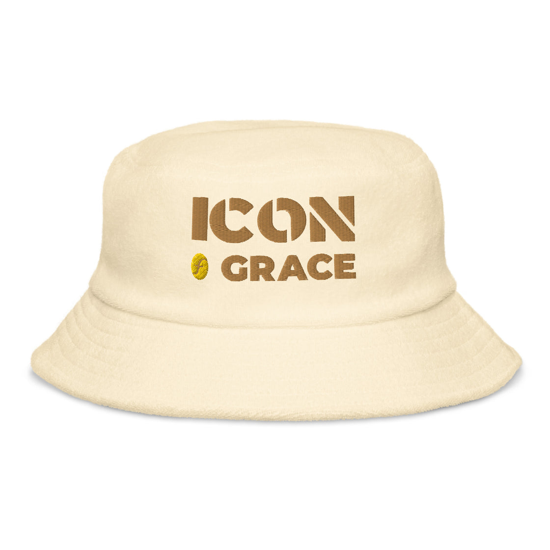 Icon of Grace Unstructured terry cloth bucket hat