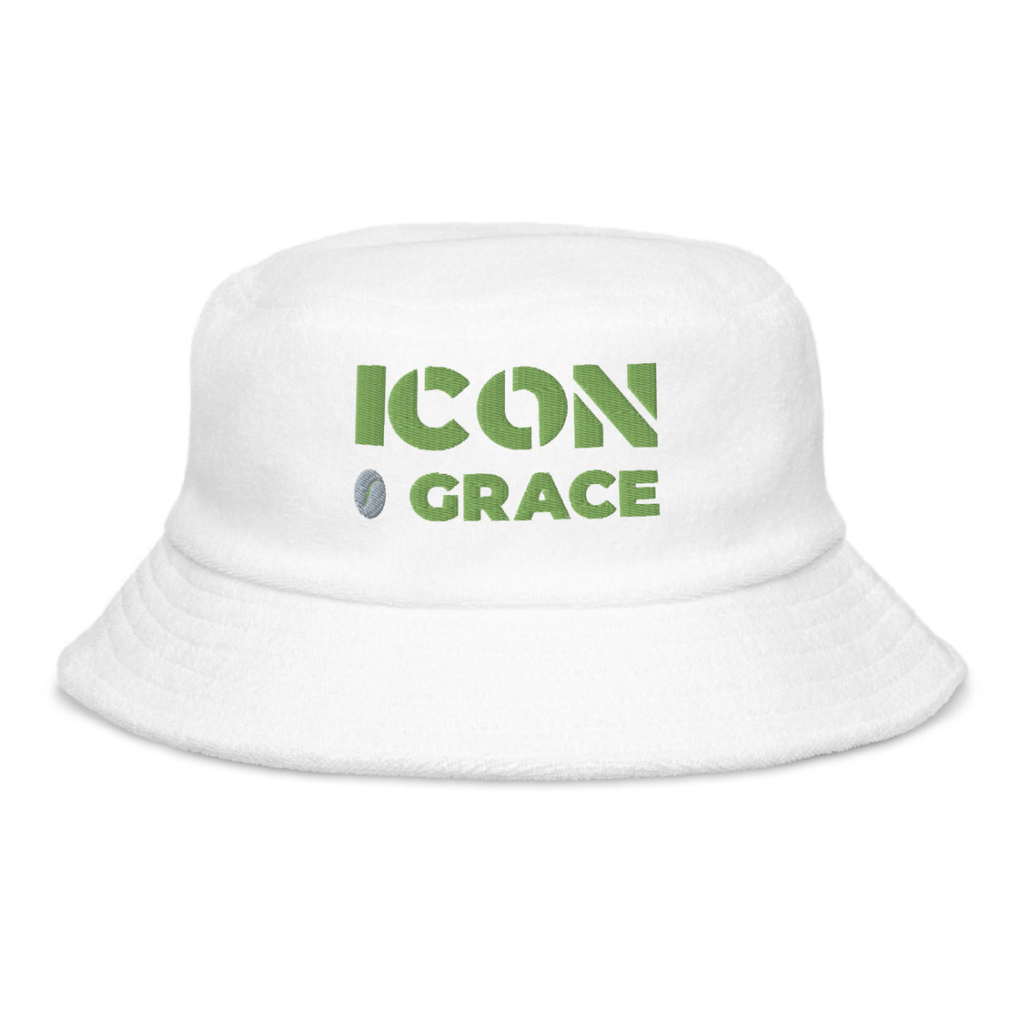 Icon of Grace Unstructured terry cloth bucket hat