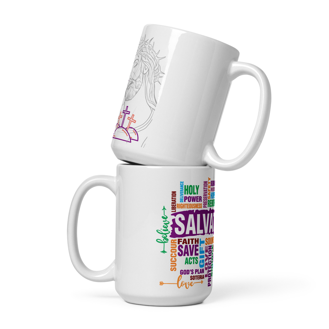 Salvation White glossy mug