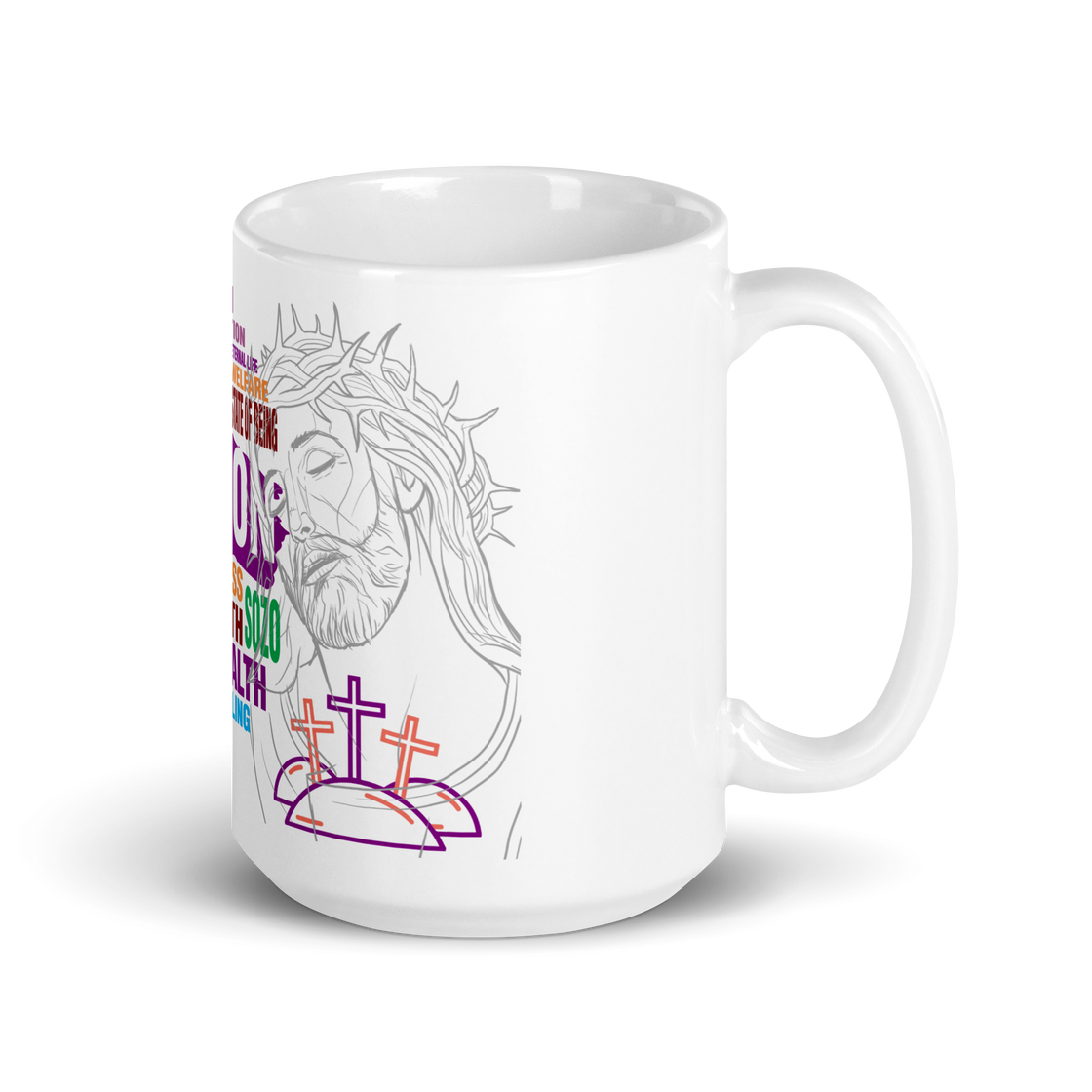 Salvation White glossy mug