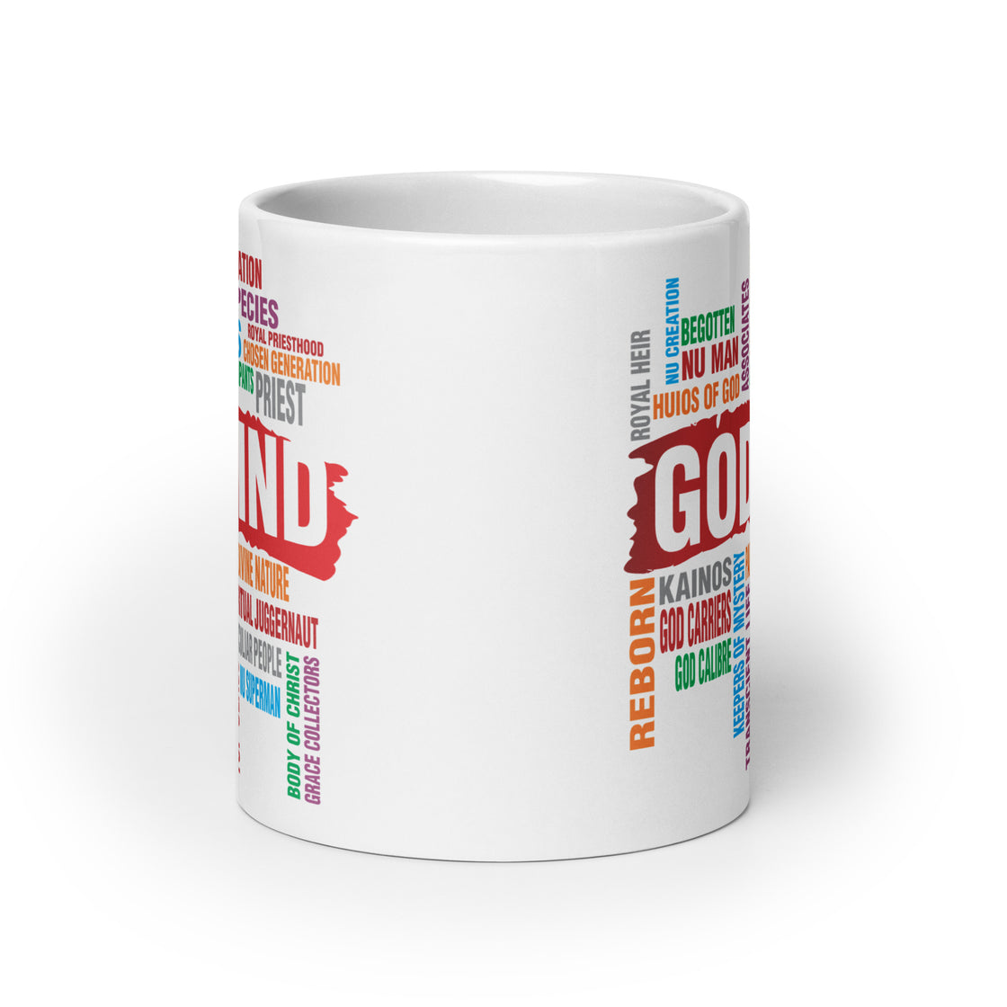 Godkind White glossy mug