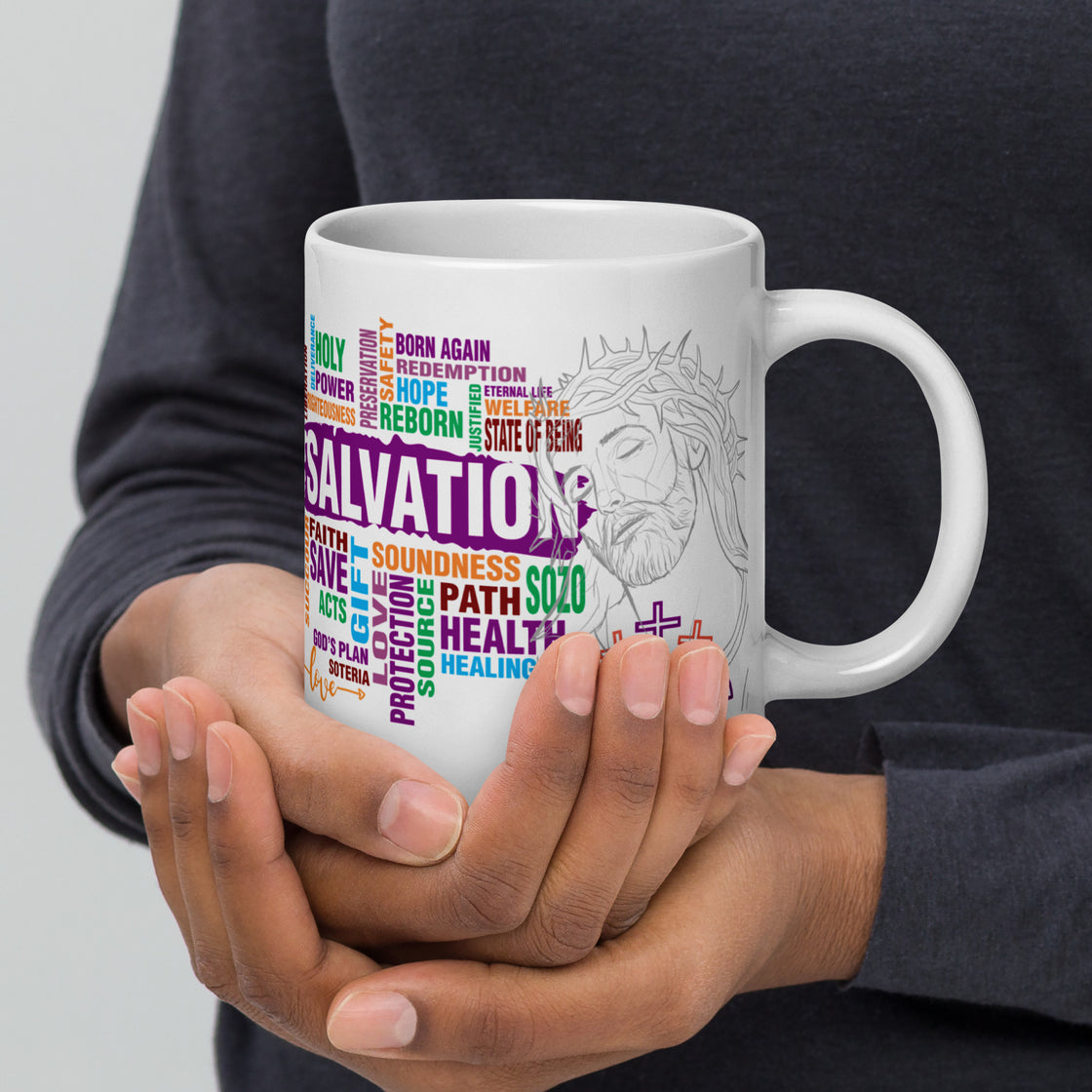 Salvation White glossy mug